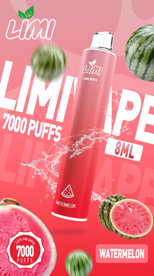 LIMI 發光抛棄式一次性電子菸 7000口辣妹發光棒：圖片 3