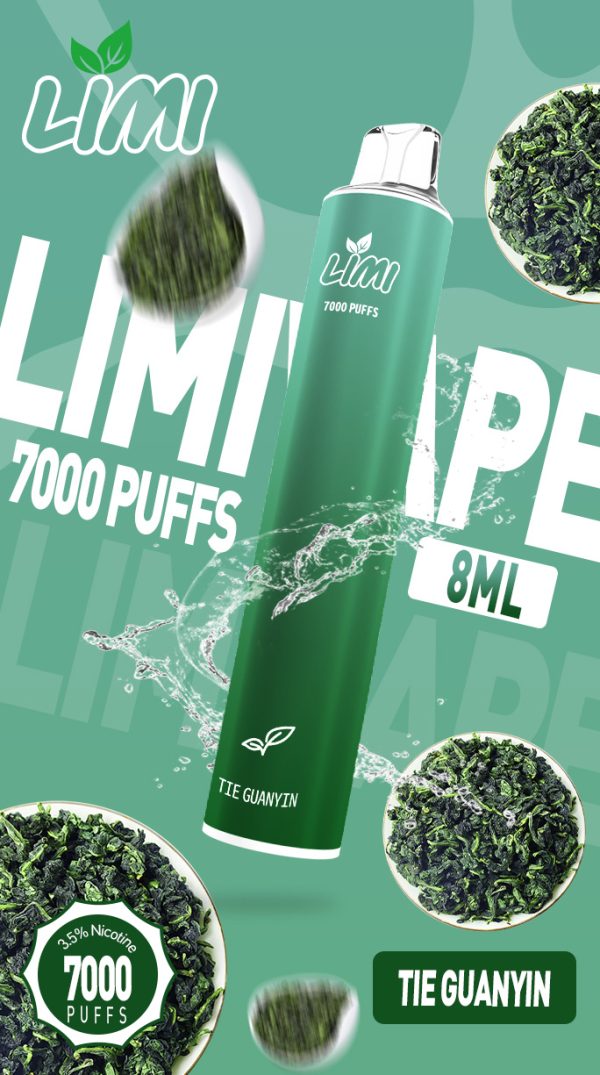 LIMI 發光抛棄式一次性電子菸 7000口辣妹發光棒：圖片 4