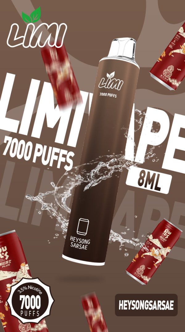 LIMI 發光抛棄式一次性電子菸 7000口辣妹發光棒：圖片 5