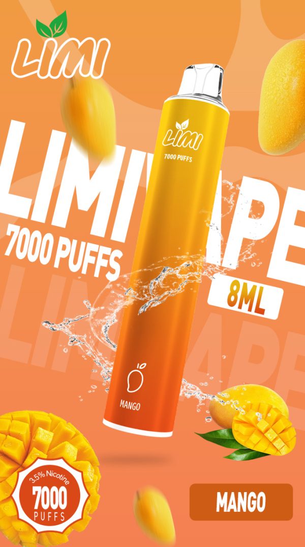 LIMI 發光抛棄式一次性電子菸 7000口辣妹發光棒：圖片 6