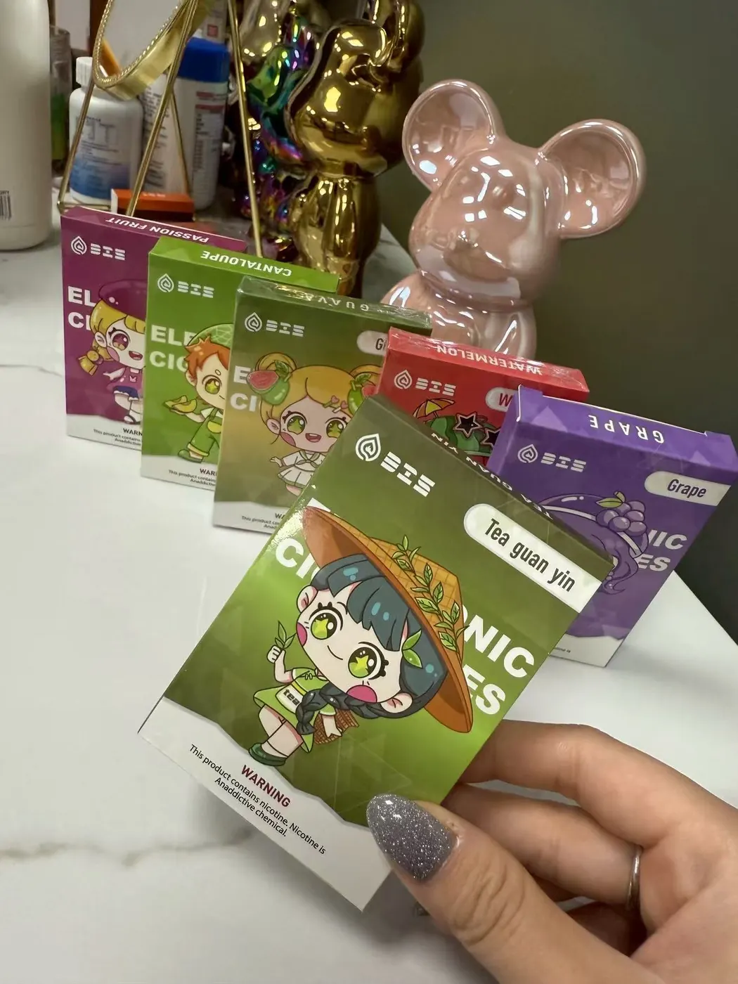 DIS迪斯一代電子煙霧化彈 3顆裝|萌系卡通少女系列 商品圖 02
